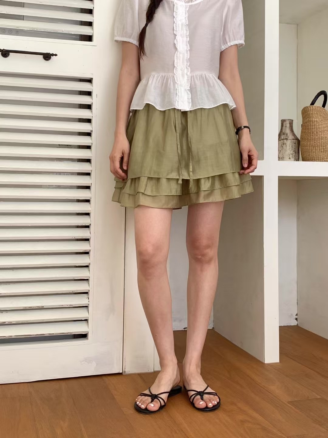 FORME韓國直郵㊣女士新品真品熱賣人氣推薦25春夏時尚職業短裙FORME短裙