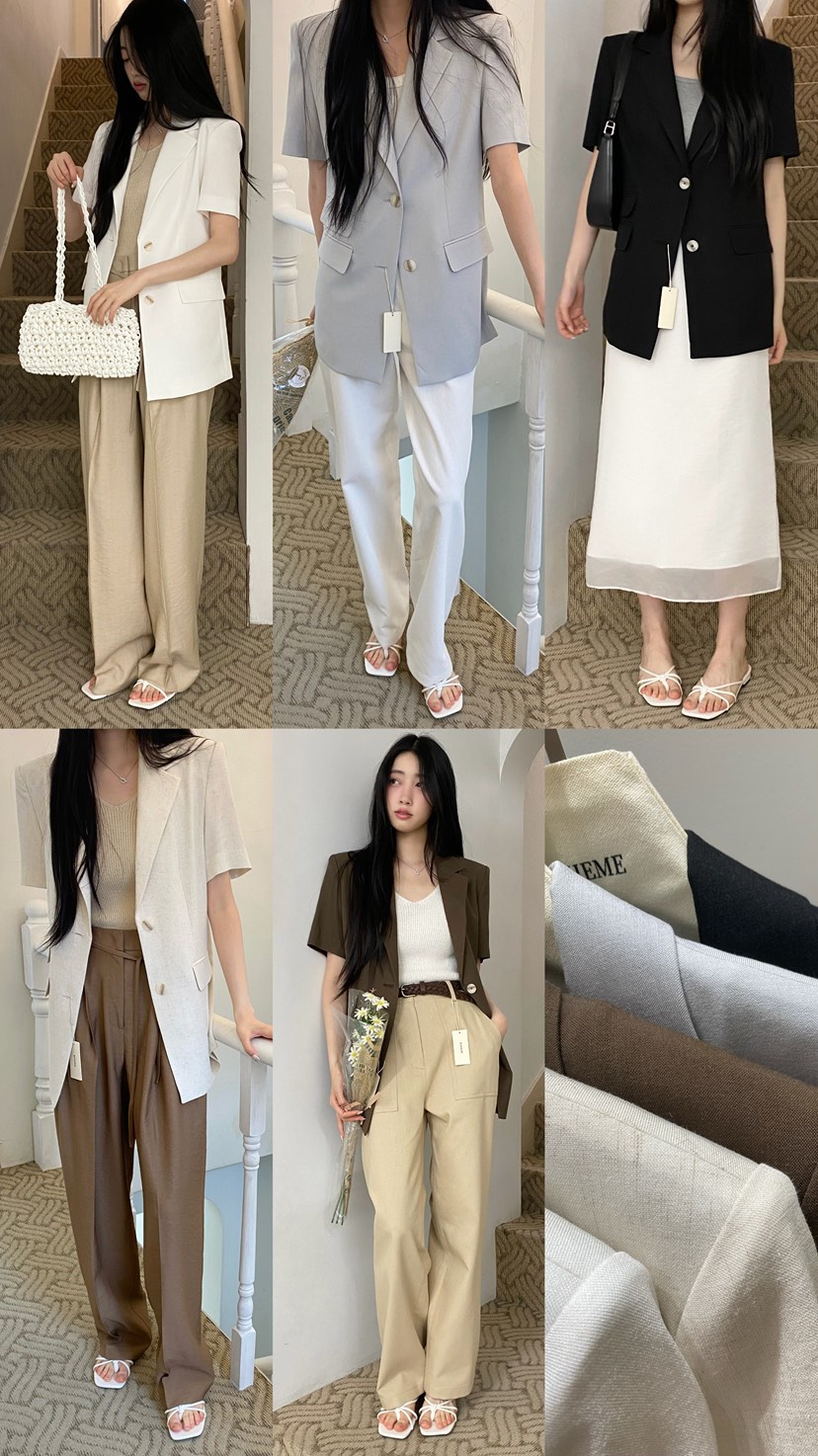 BOHEME東大門㊣直郵女裝新款休閑25春夏真品人氣職業時尚夾克BOHEME夾克