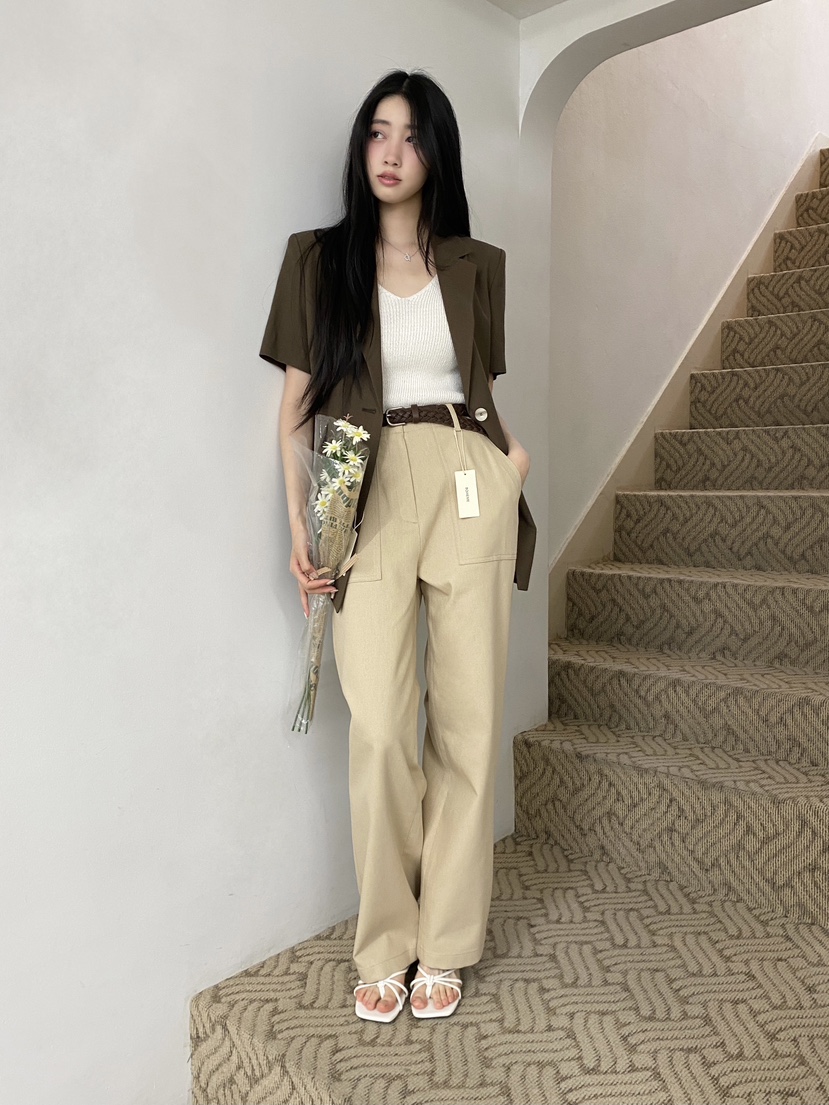 BOHEME東大門㊣直郵女裝新款休閑25春夏真品人氣職業時尚夾克BOHEME夾克