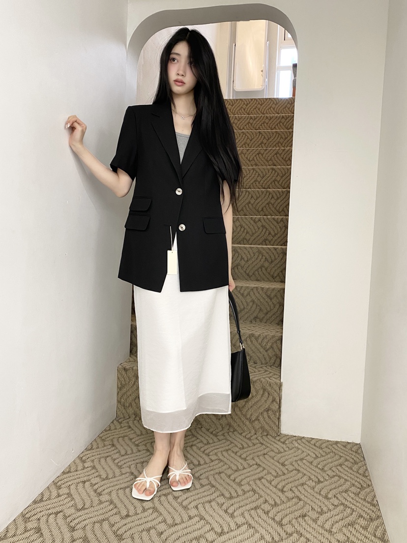 BOHEME東大門㊣直郵女裝新款休閑25春夏真品人氣職業時尚夾克BOHEME夾克