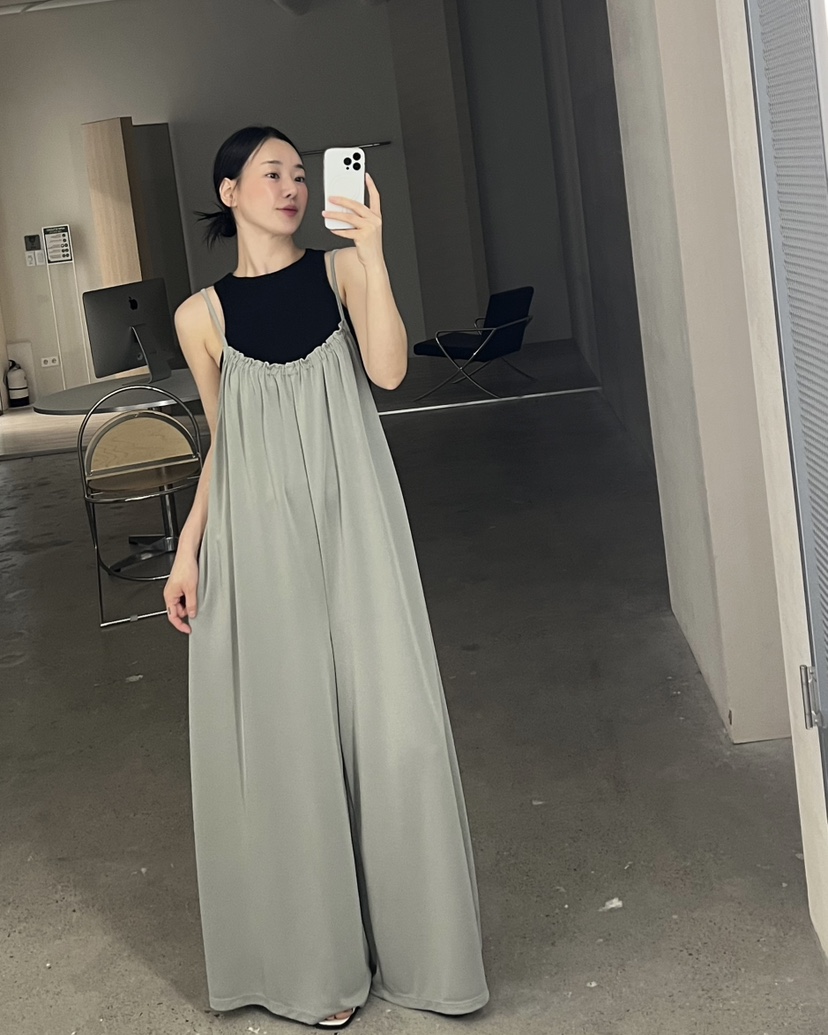 VERNI東大門㊣代購女裝新款時尚職業人氣25春夏真品推薦連體褲VERNI連體褲