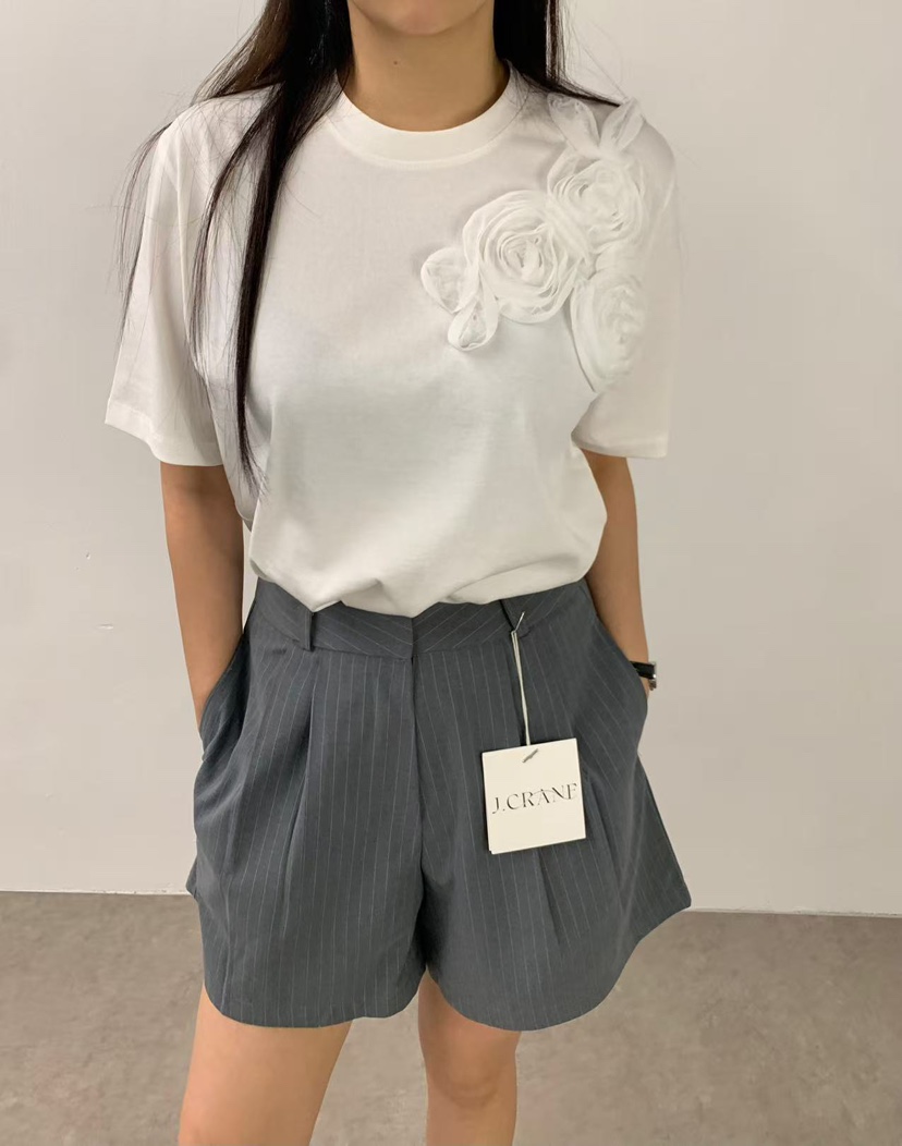 J CRANE-A韓國代購㊣女裝新品熱賣推薦休閑人氣真品職業T恤J CRANET恤圖色2
