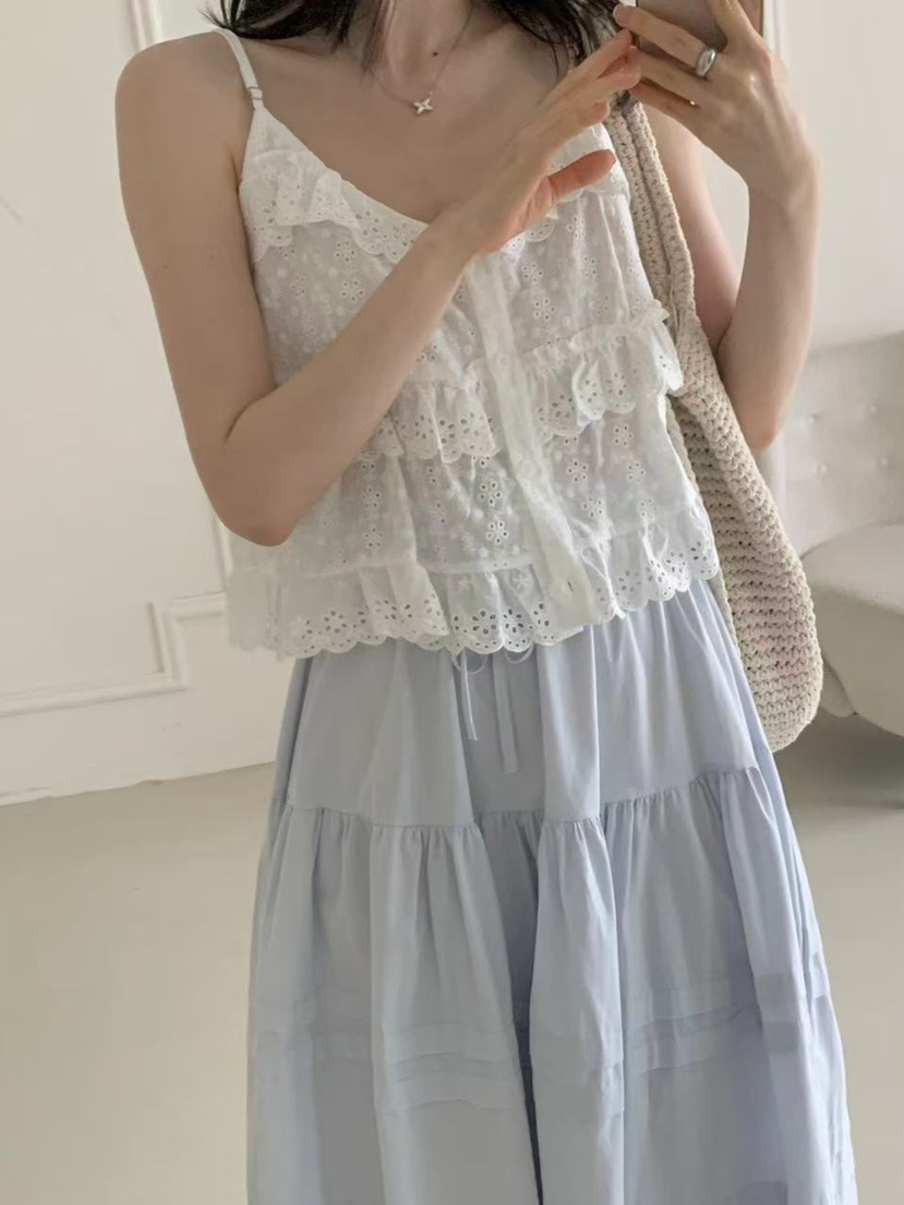 STRAWBERRY韓國代購㊣女裝新品25春夏推薦休閑人氣吊帶背心STRAWBERRY吊帶/背心