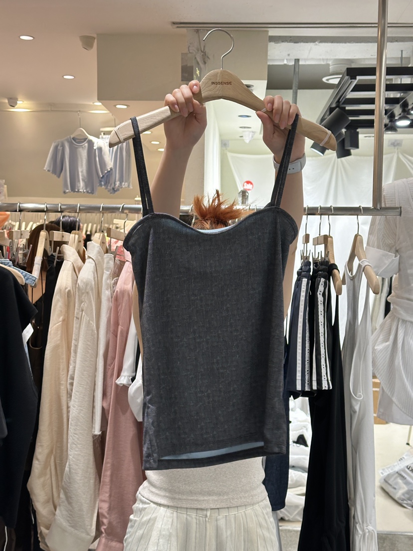 INSSENSE-A東大門㊣實拍女裝新品真品人氣職業25春夏吊帶背心INSSENSE-A吊帶/背心