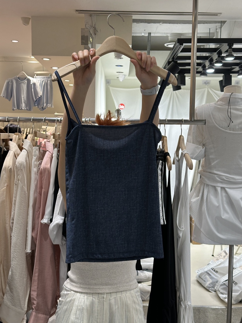 INSSENSE-A東大門㊣實拍女裝新品真品人氣職業25春夏吊帶背心INSSENSE-A吊帶/背心圖色2