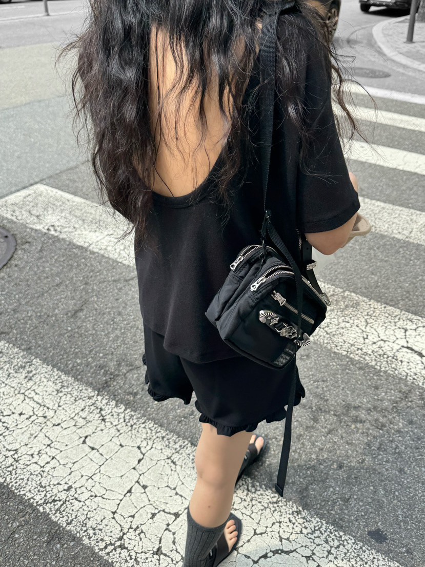 INSSENSE-A韓國直郵㊣女士新品休閑真品25春夏推薦短褲荷葉邊INSSENSE-A短褲