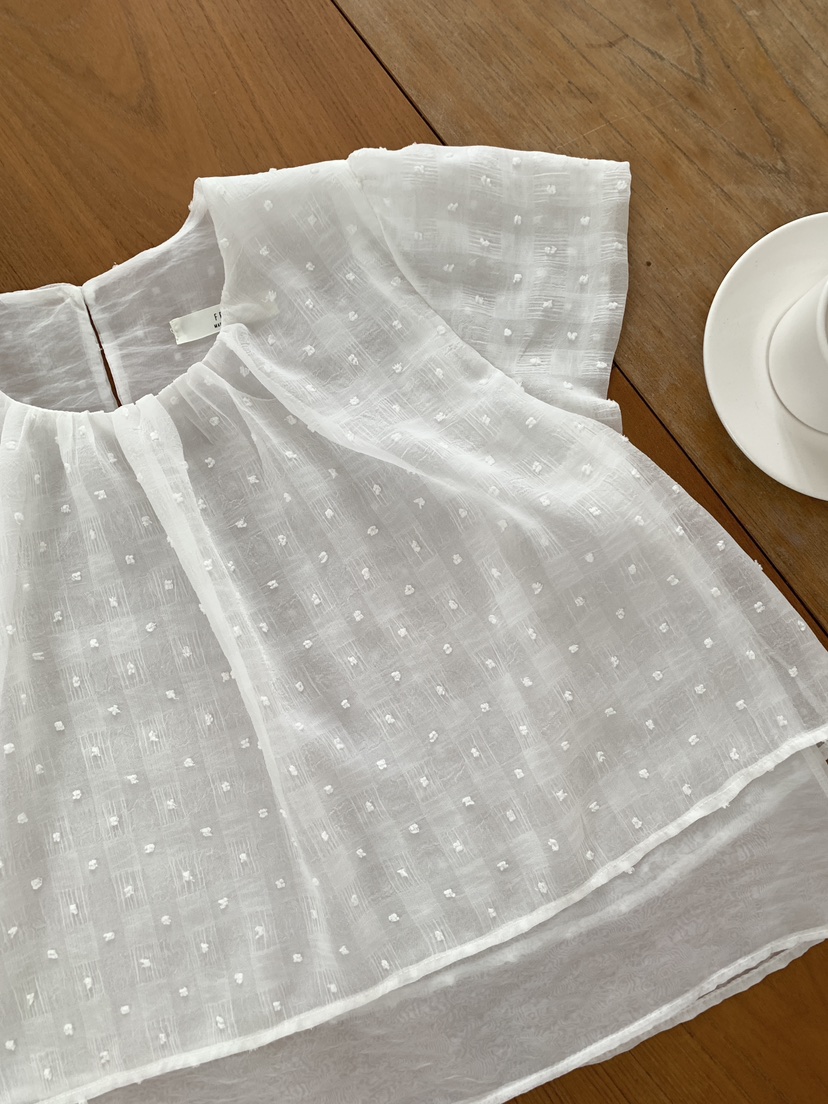 FRILL-T東大門㊣實拍女士新品真品人氣休閑25春夏襯衫蕾絲衫FRILL-T襯衫/蕾絲衫
