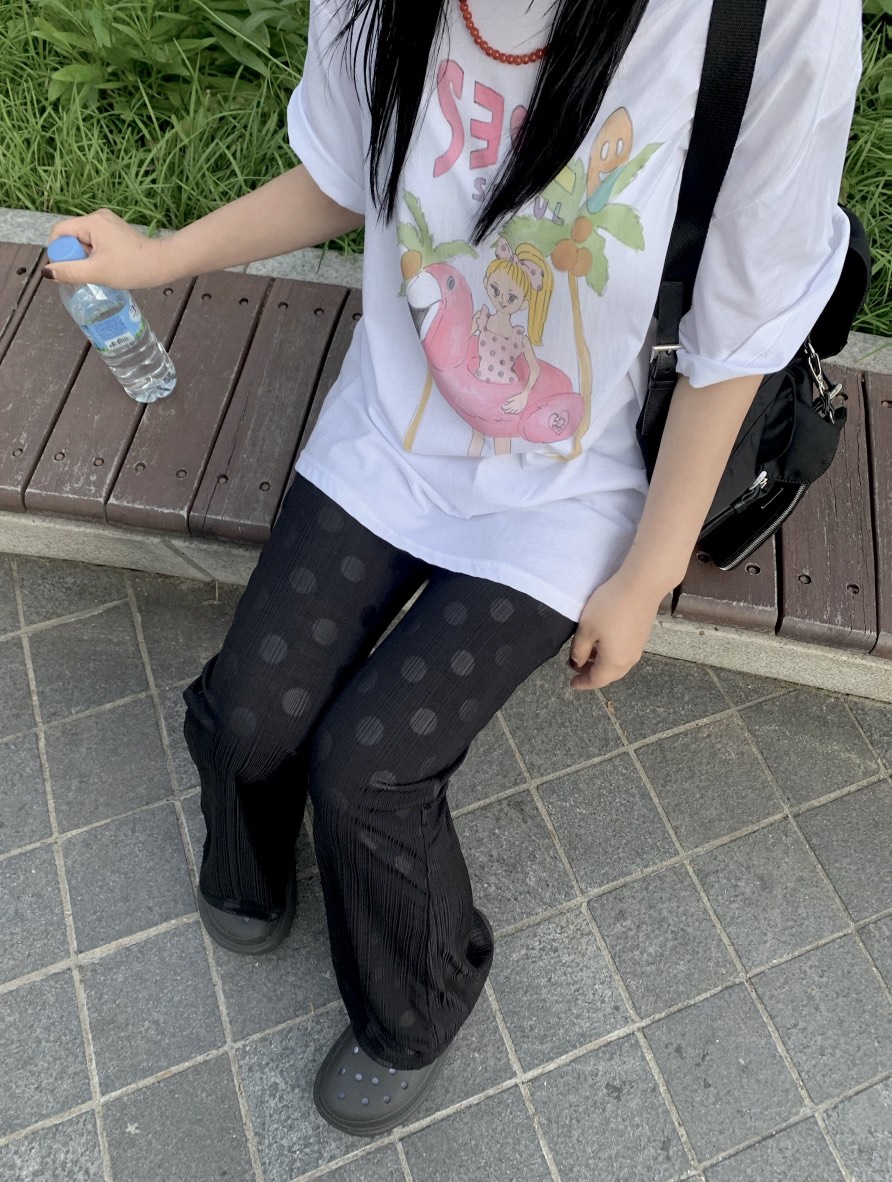 SEOLO東大門㊣代購女裝新品時尚休閑人氣真品25春夏熱賣休閑褲Seolo seoul休閑褲