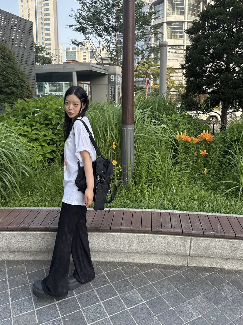 SEOLO東大門㊣代購女裝新品時尚休閑人氣真品25春夏熱賣休閑褲Seolo seoul休閑褲