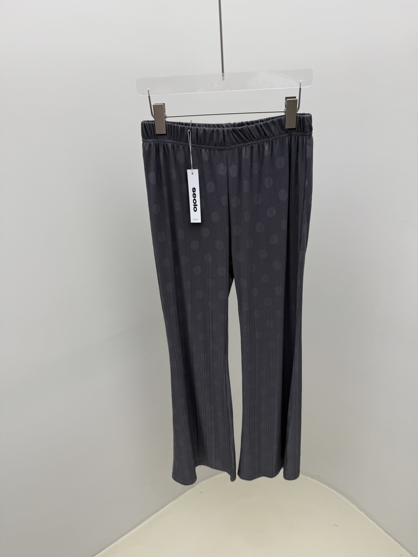 SEOLO東大門㊣代購女裝新品時尚休閑人氣真品25春夏熱賣休閑褲Seolo seoul休閑褲