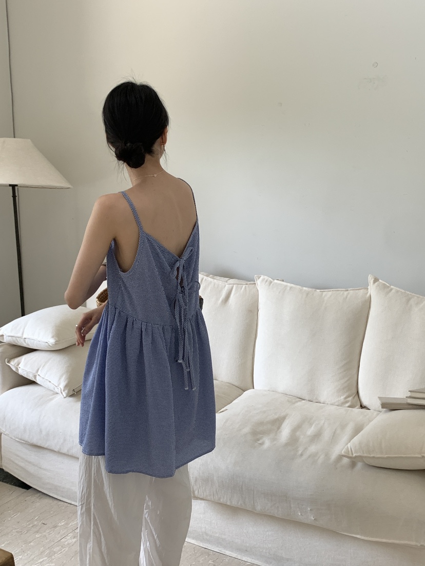 FRILL-T東大門㊣代購女士新款人氣真品吊帶背心兩面可穿緊身FRILL-T吊帶/背心