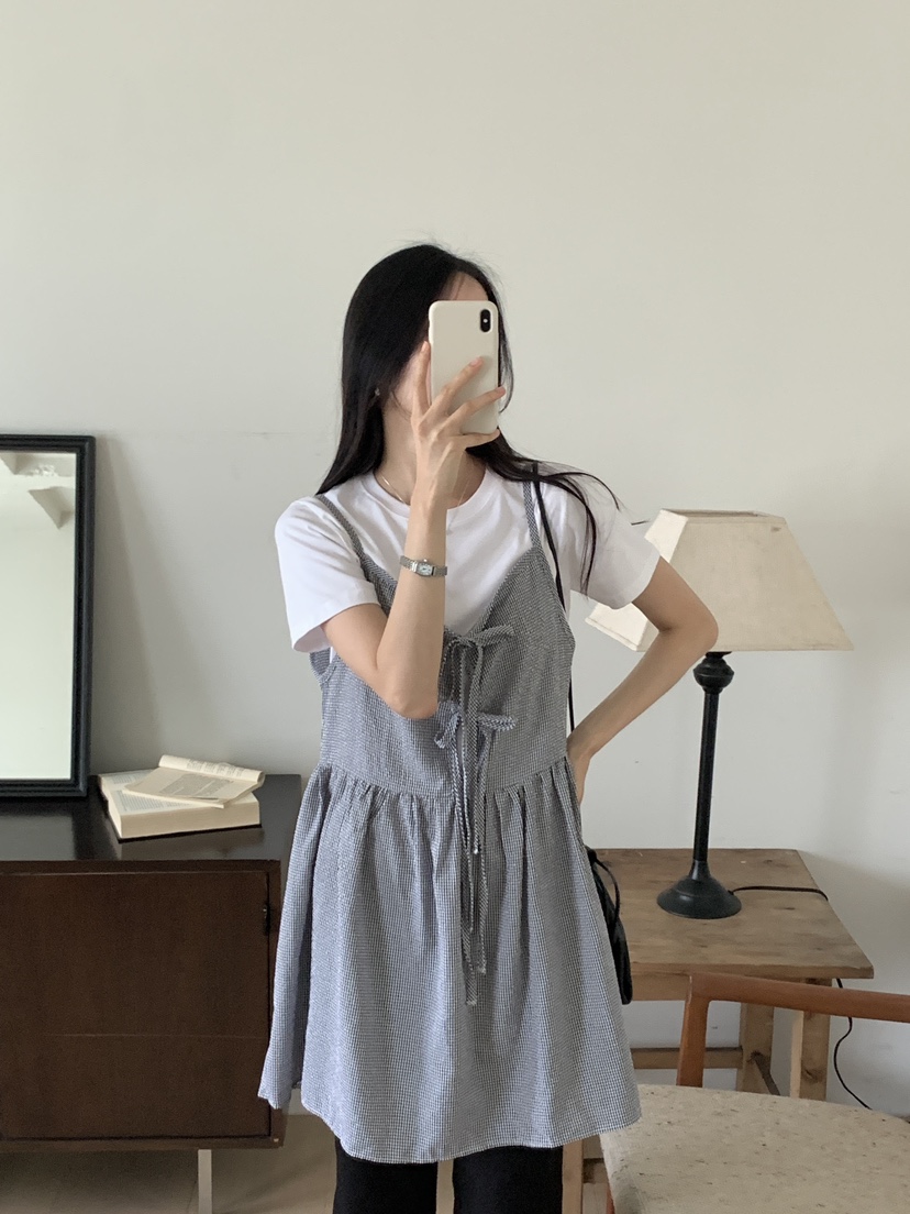 FRILL-T東大門㊣代購女士新款人氣真品吊帶背心兩面可穿緊身FRILL-T吊帶/背心