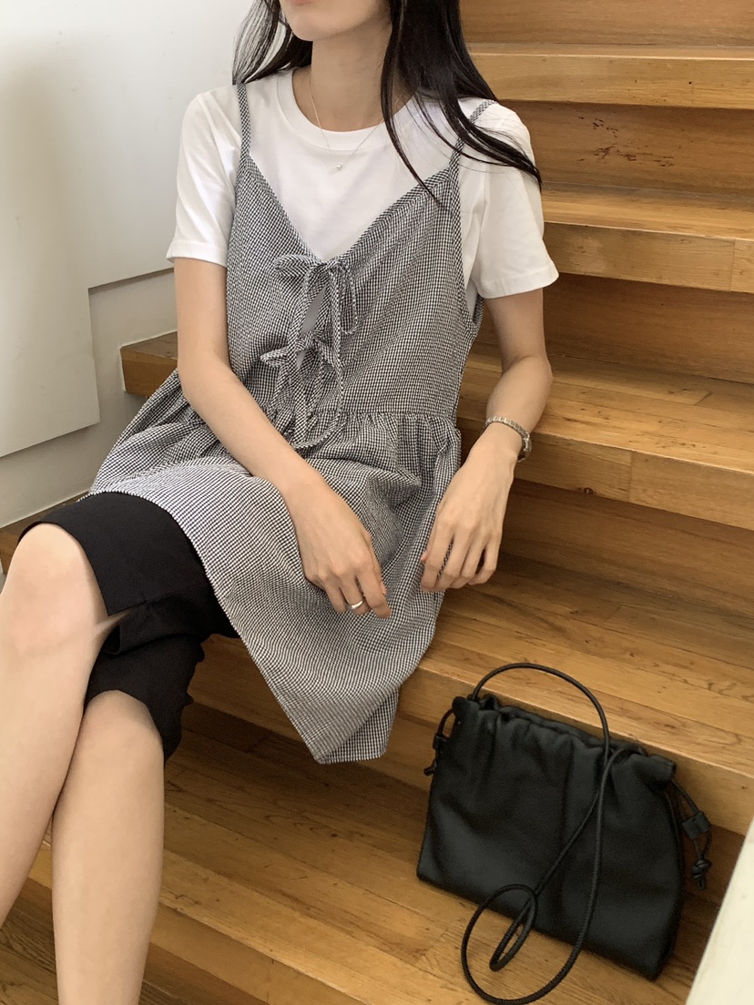 FRILL-T東大門㊣代購女士新款人氣真品吊帶背心兩面可穿緊身FRILL-T吊帶/背心