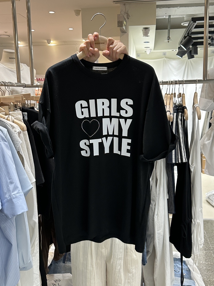 INSSENSE-A東大門㊣實拍女裝新品25春夏人氣職業熱賣推薦T恤INSSENSE-AT恤