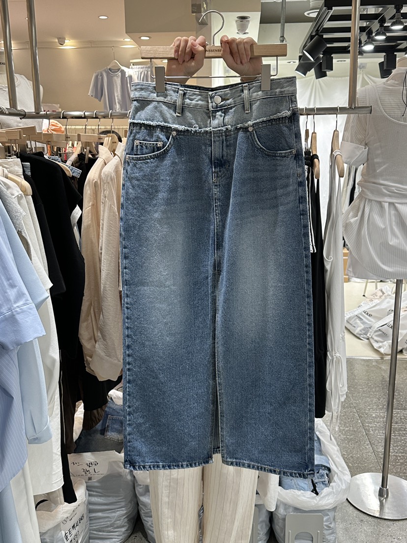 INSSENSE-A東大門㊣實拍女士新品真品職業25春夏人氣時尚長裙INSSENSE-A長裙
