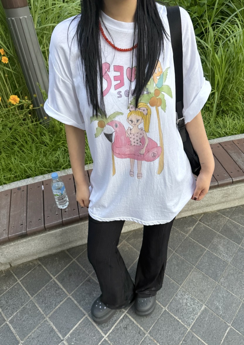SEOLO東大門㊣實拍女裝新款推薦時尚休閑熱賣真品25春夏T恤Seolo seoulT恤