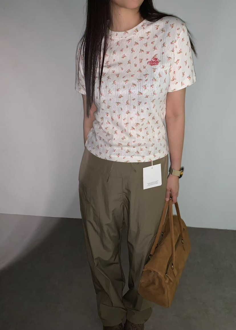 J CRANE-A東大門㊣代購女士新品推薦休閑真品時尚25春夏T恤J CRANET恤