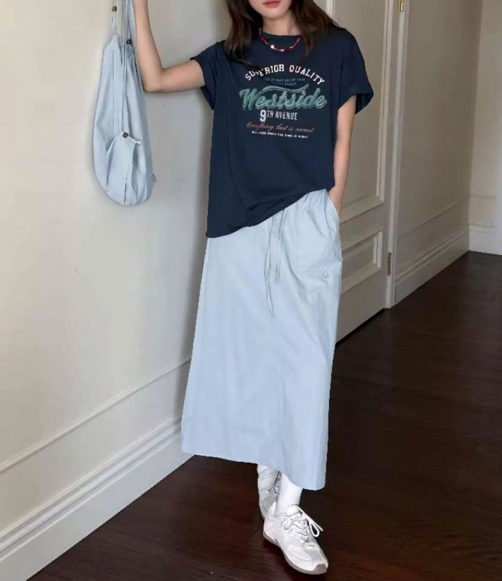 BOBBIE DOLL韓國直郵㊣女士新品真品人氣職業休閑熱賣25春夏T恤BOBBIE DOLLT恤