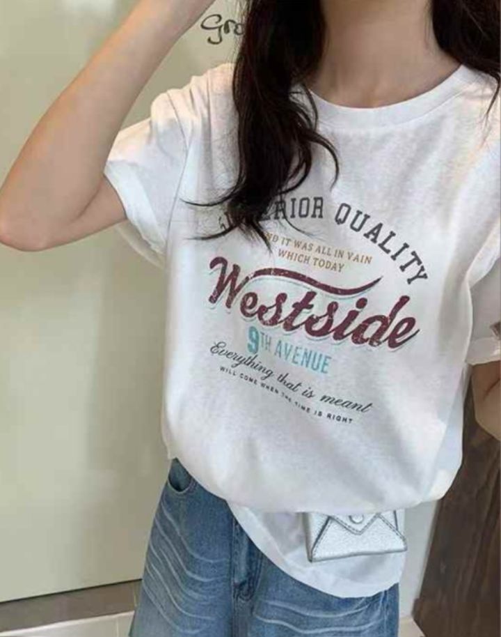 BOBBIE DOLL韓國直郵㊣女士新品真品人氣職業休閑熱賣25春夏T恤BOBBIE DOLLT恤