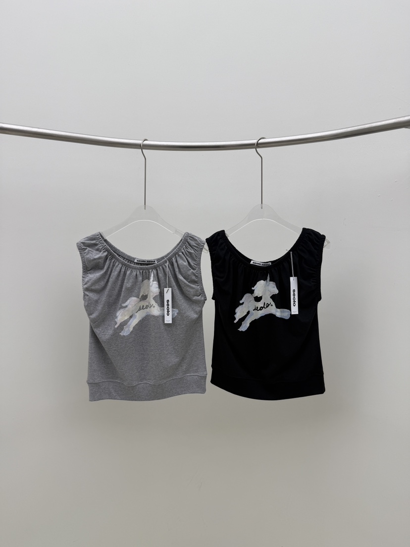 SEOLO東大門㊣直郵女士新品25春夏推薦真品休閑時尚吊帶背心Seolo seoul吊帶/背心