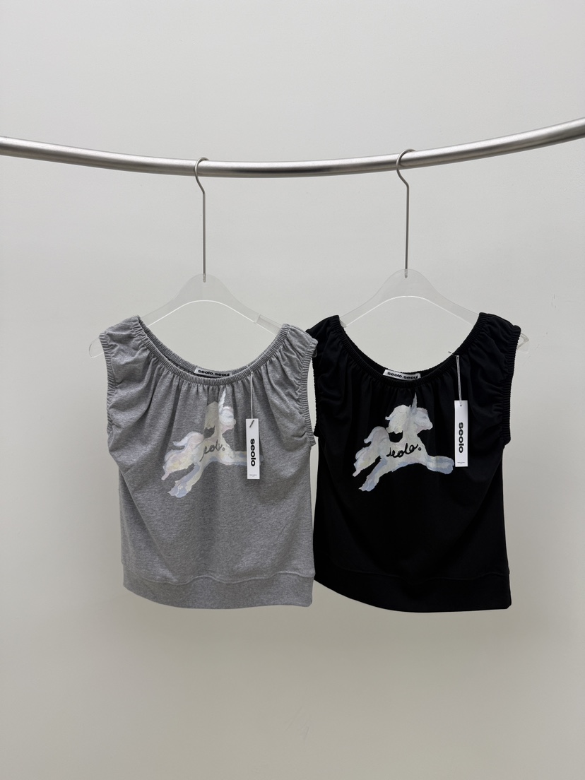 SEOLO東大門㊣直郵女士新品25春夏推薦真品休閑時尚吊帶背心Seolo seoul吊帶/背心