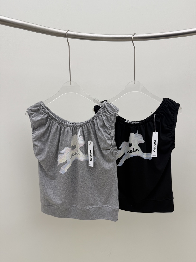 SEOLO東大門㊣直郵女士新品25春夏推薦真品休閑時尚吊帶背心Seolo seoul吊帶/背心