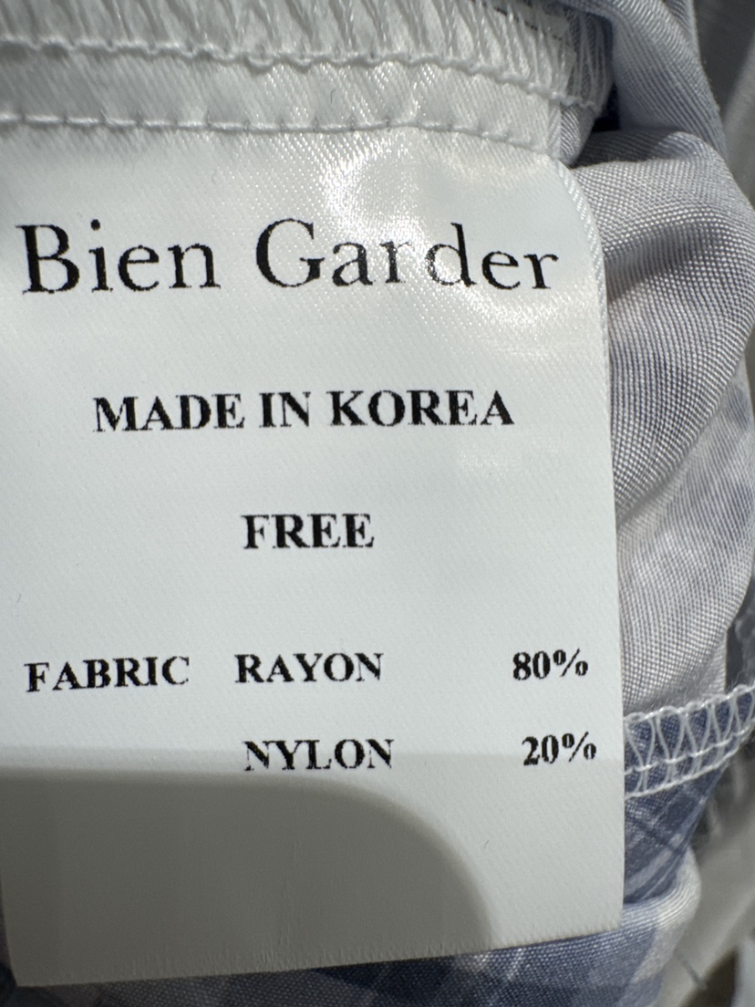 BIEN GARDER東大門㊣實拍女士新品職業熱賣時尚推薦25春夏長裙BIEN GARDER長裙