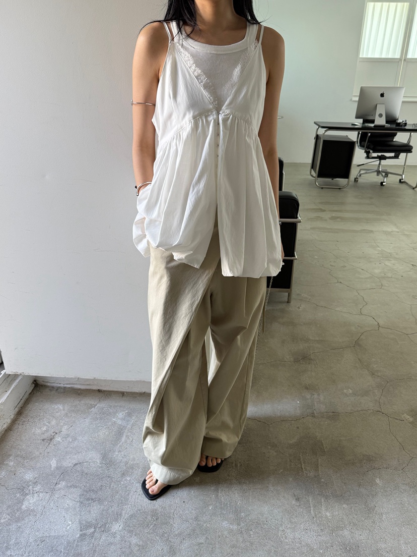 JADEMARKET東大門㊣代購女士新款25春夏真品熱賣職業吊帶背心JADE MARKET吊帶/背心