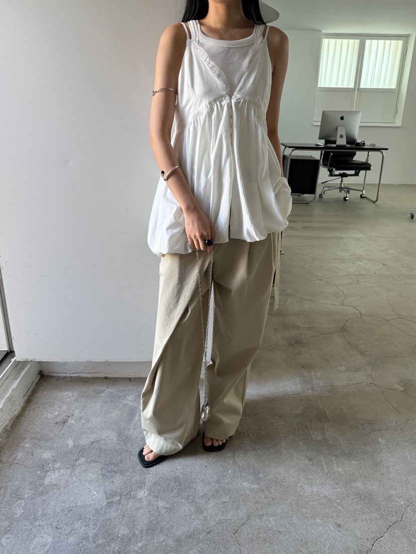 JADEMARKET東大門㊣代購女士新款25春夏真品熱賣職業吊帶背心JADE MARKET吊帶/背心