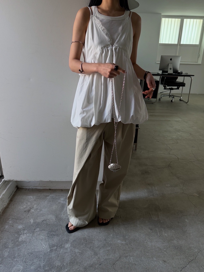 JADEMARKET東大門㊣代購女士新款25春夏真品熱賣職業吊帶背心JADE MARKET吊帶/背心