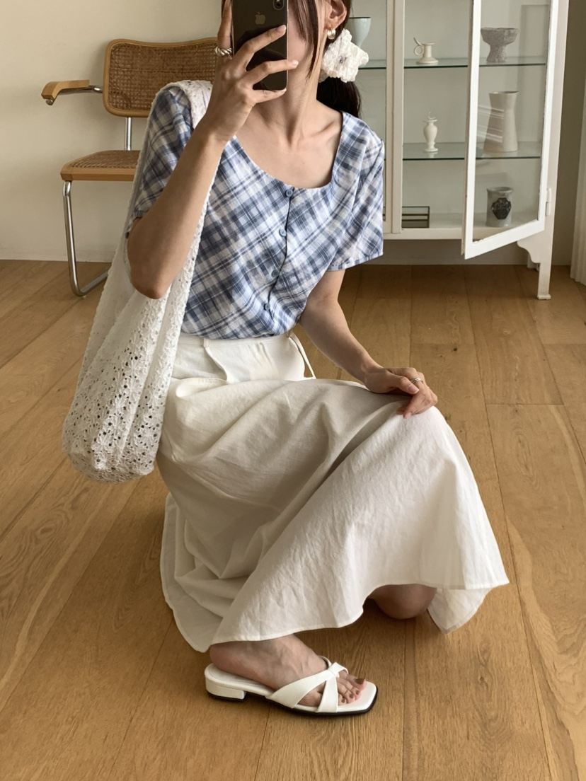 BIEN GARDER東大門㊣實拍女士新品25春夏真品推薦襯衫蕾絲衫BIEN GARDER襯衫/蕾絲衫