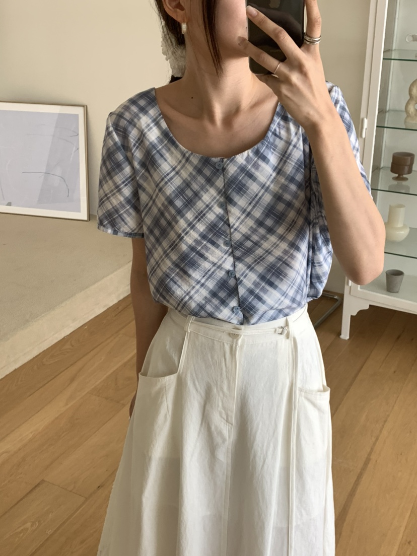 BIEN GARDER東大門㊣實拍女士新品25春夏真品推薦襯衫蕾絲衫BIEN GARDER襯衫/蕾絲衫