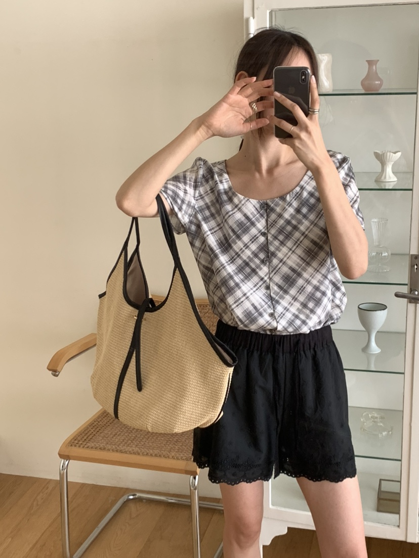 BIEN GARDER東大門㊣實拍女士新品25春夏真品推薦襯衫蕾絲衫BIEN GARDER襯衫/蕾絲衫