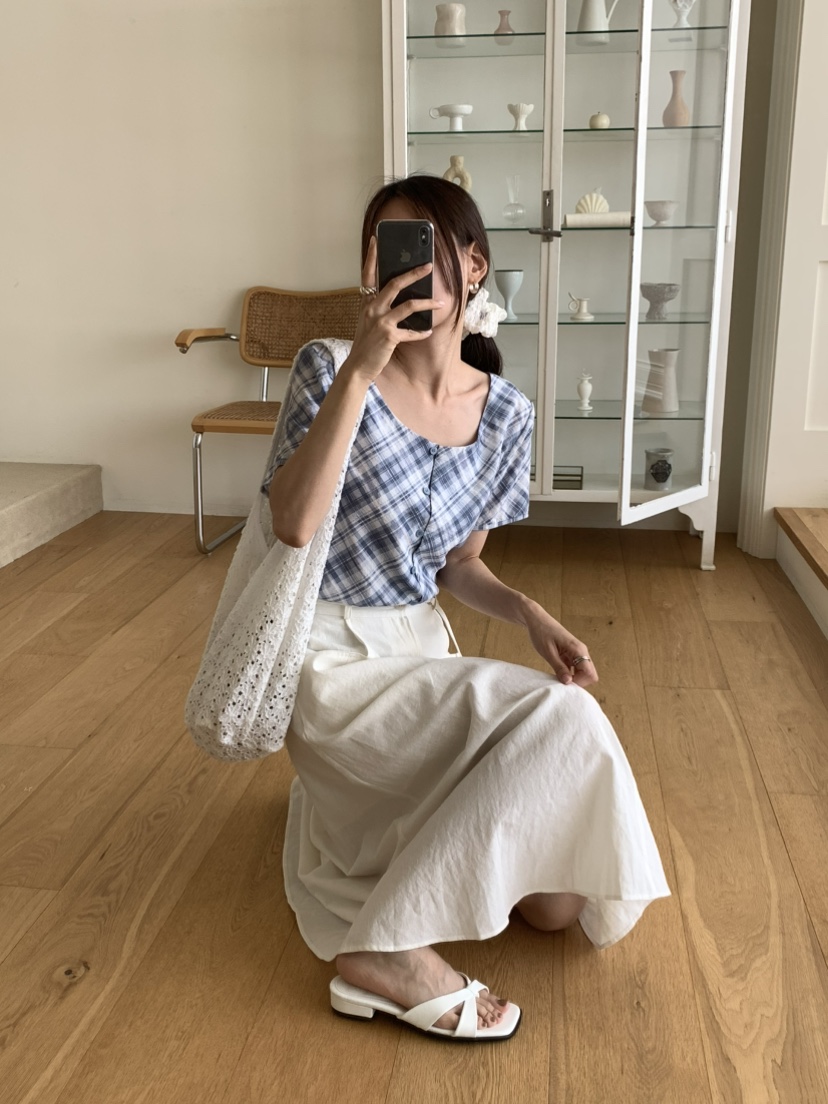 BIEN GARDER東大門㊣實拍女士新品25春夏真品推薦襯衫蕾絲衫BIEN GARDER襯衫/蕾絲衫
