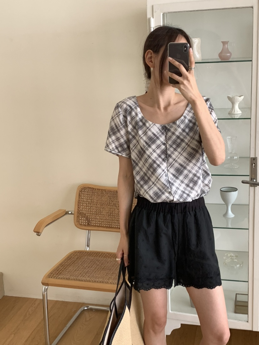 BIEN GARDER東大門㊣實拍女士新品25春夏真品推薦襯衫蕾絲衫BIEN GARDER襯衫/蕾絲衫