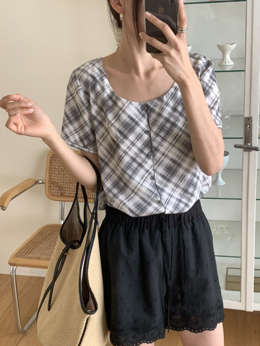 BIEN GARDER東大門㊣實拍女士新品25春夏真品推薦襯衫蕾絲衫BIEN GARDER襯衫/蕾絲衫