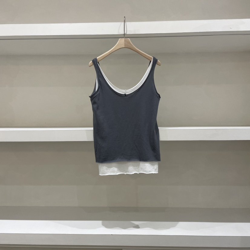 WATER韓國直郵㊣女士新品25春夏休閑職業推薦人氣真品吊帶背心WATER/RIVER吊帶/背心