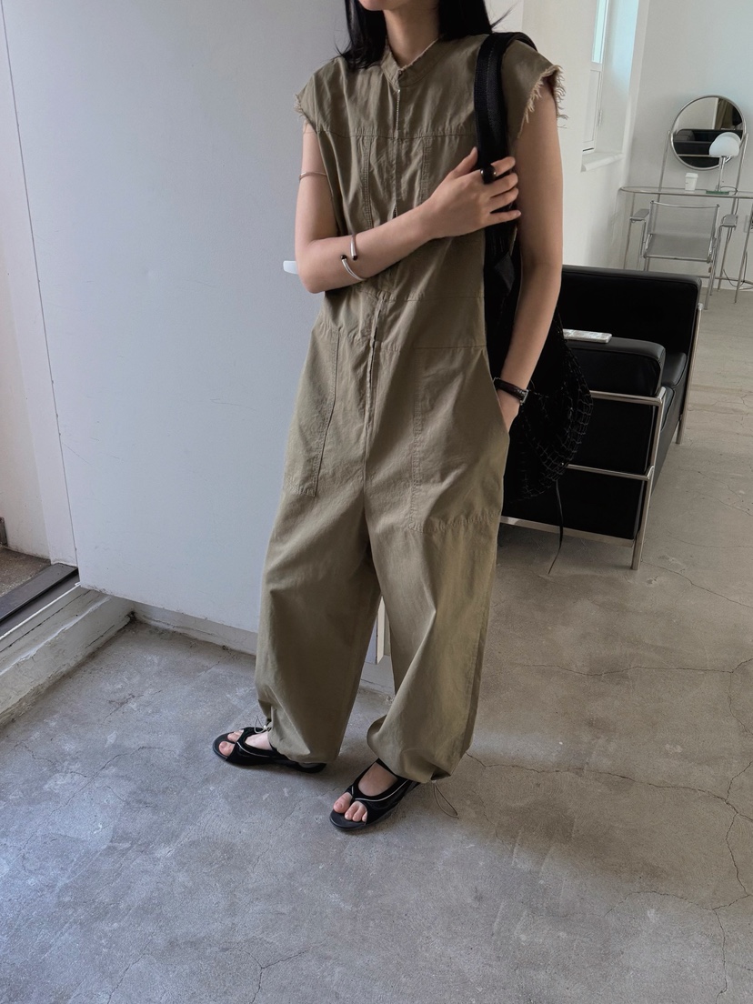 JADEMARKET韓國直郵㊣女士新品25春夏真品人氣時尚職業連體褲JADE MARKET連體褲