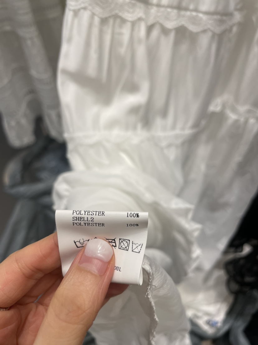 NEOUL韓國代購㊣女士新款時尚推薦25春夏休閑職業人氣熱賣長裙NEOUL/ahin雙領標簽長裙