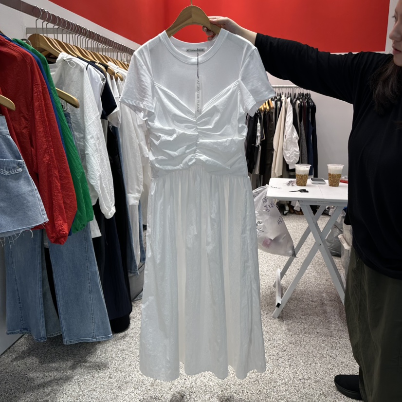 ATPZ東大門㊣代購女裝新品職業真品人氣時尚推薦休閑連衣裙ATTENTION PLEAES連衣裙圖色1
