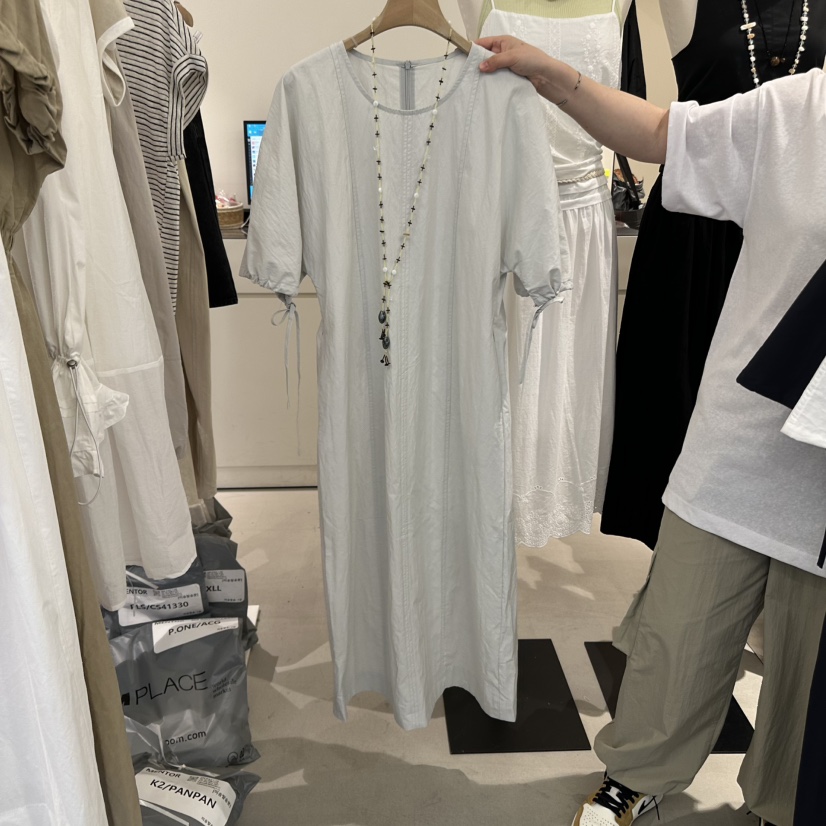 MENTOR韓國直郵㊣女士新品時尚職業人氣25春夏休閑真品連衣裙MENTOR連衣裙圖色2