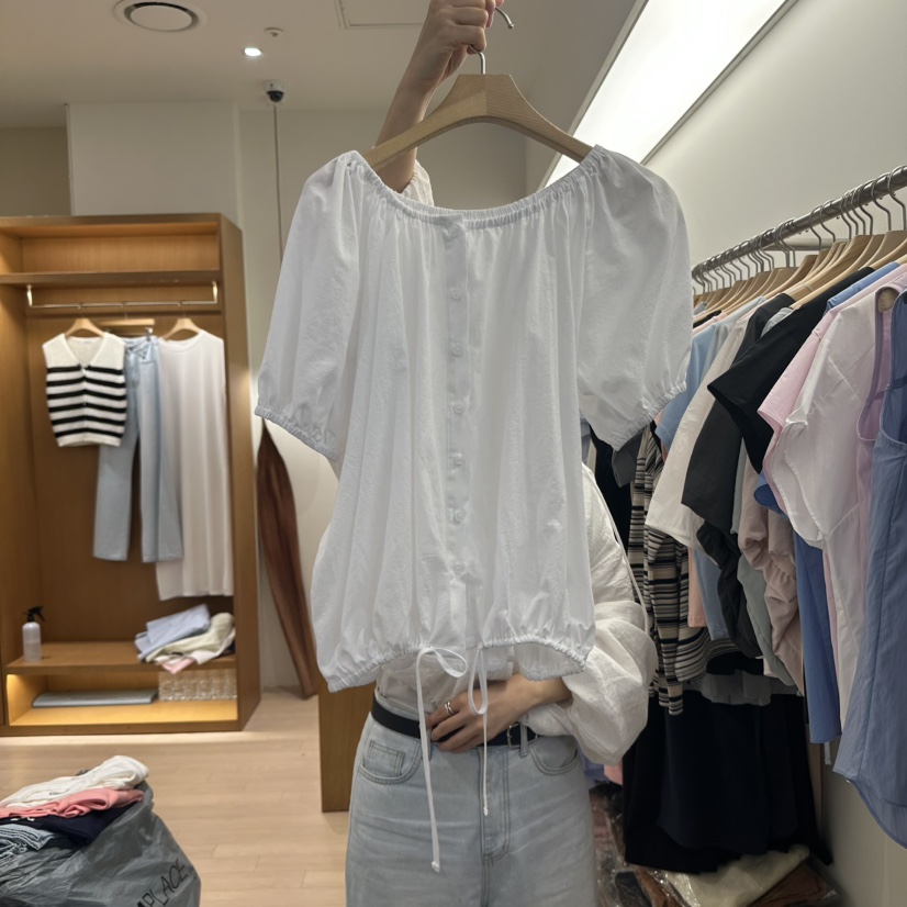 VAN NUVO東大門㊣直郵女士新款熱賣時尚推薦休閑襯衫蕾絲衫VAN NUVO襯衫/蕾絲衫圖色2