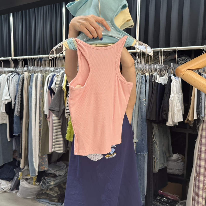 MOMAZU東大門㊣直郵女裝新品人氣職業熱賣25春夏真品吊帶背心MOMAZU吊帶/背心