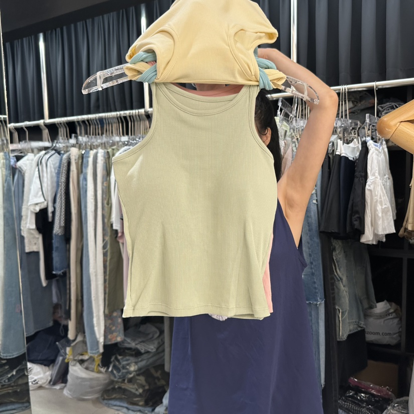 MOMAZU東大門㊣直郵女裝新品人氣職業熱賣25春夏真品吊帶背心MOMAZU吊帶/背心圖色4