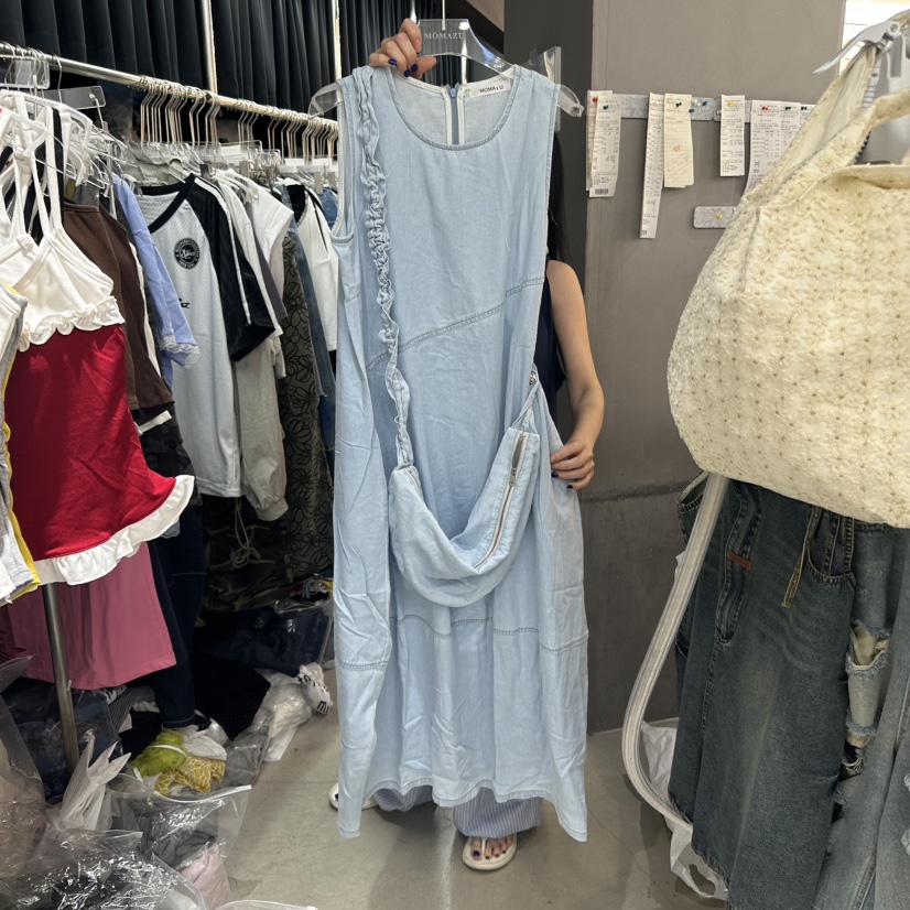 MOMAZU東大門㊣代購女士新款推薦職業人氣25春夏連衣裙含包MOMAZU連衣裙圖色1