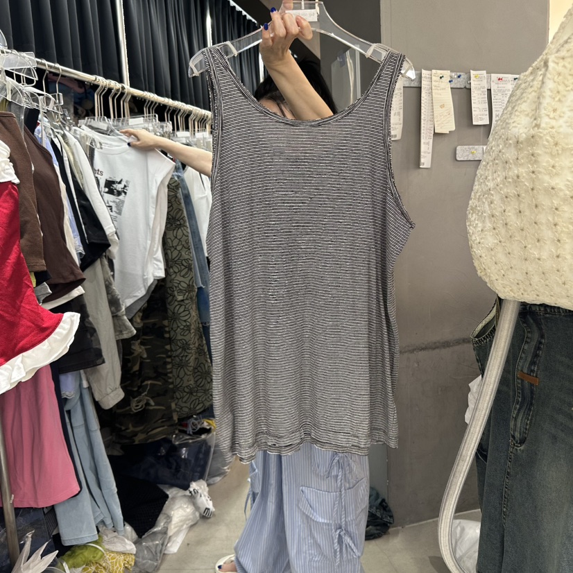 MOMAZU韓國直郵㊣女士新品人氣時尚熱賣休閑職業25春夏吊帶背心MOMAZU吊帶/背心