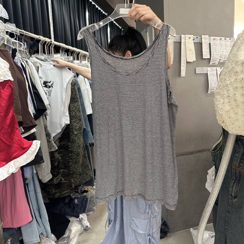 MOMAZU韓國直郵㊣女士新品人氣時尚熱賣休閑職業25春夏吊帶背心MOMAZU吊帶/背心圖色3