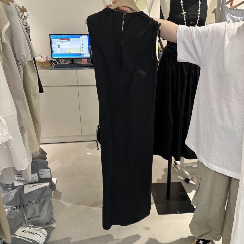 MENTOR東大門㊣代購女裝新品休閑職業25春夏人氣連衣裙含小包MENTOR連衣裙