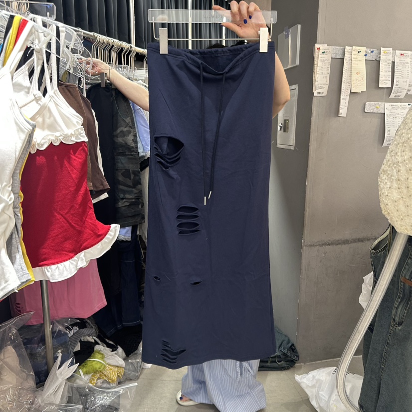 MOMAZU韓國直郵㊣女裝新品人氣25春夏推薦職業時尚真品長裙MOMAZU長裙圖色2