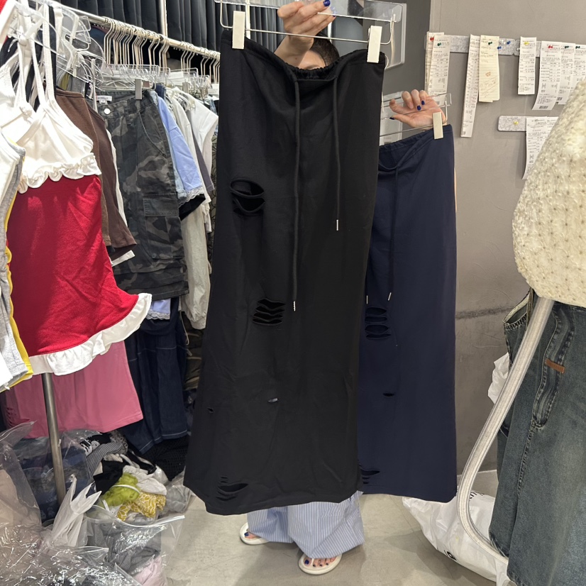 MOMAZU韓國直郵㊣女裝新品人氣25春夏推薦職業時尚真品長裙MOMAZU長裙圖色3